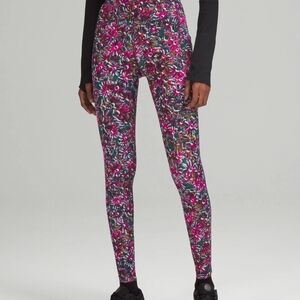 Lululemon Swift Speed High-Rise Size 6 Floral Patterne Luxtreme Leggings